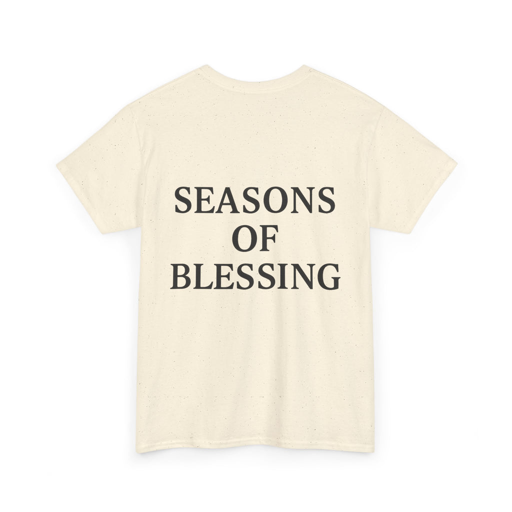 Seasons of Blessing T-Shirt — Inspirational Christian Faith Tee (Light)