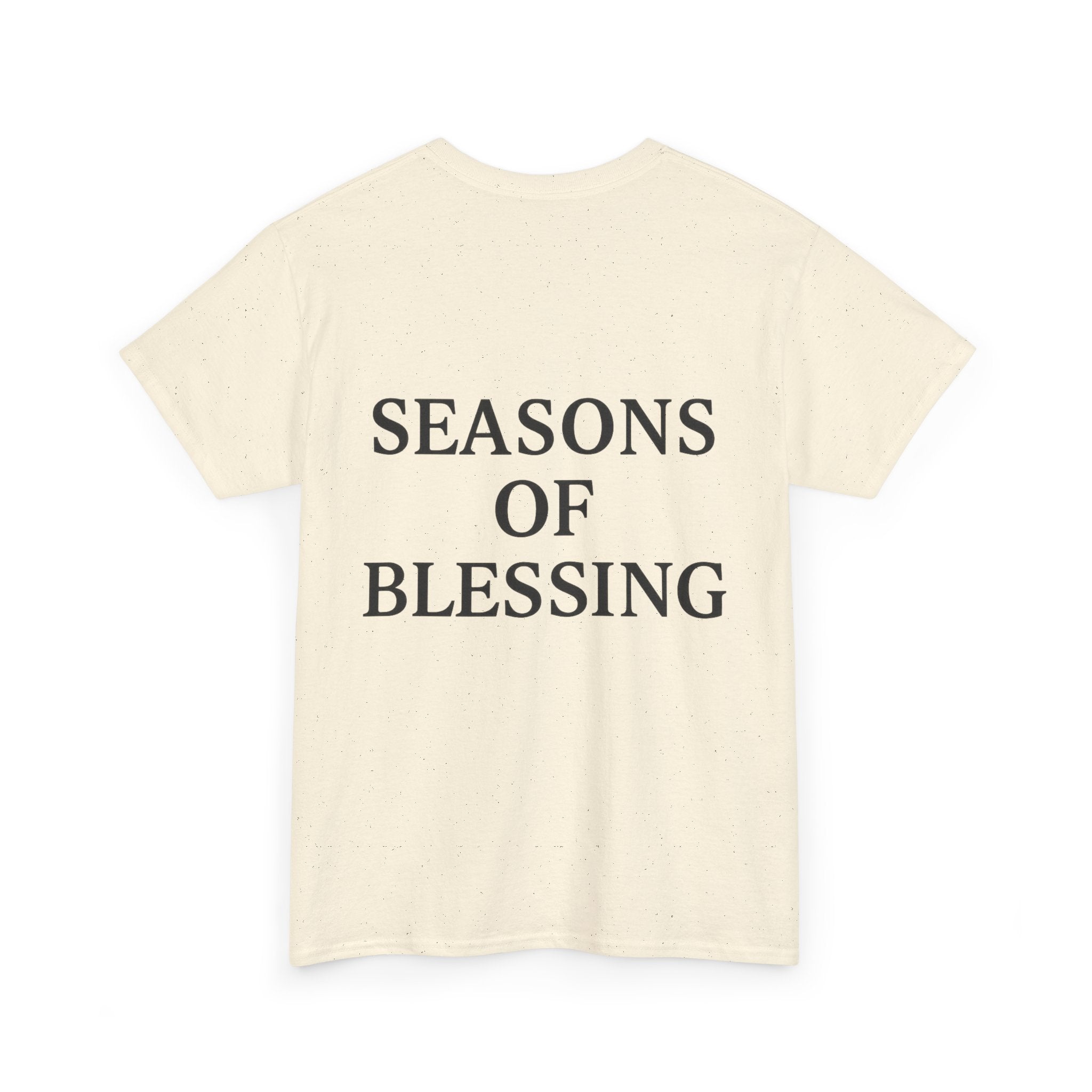 Seasons of Blessing T-Shirt — Inspirational Christian Faith Tee (Light)
