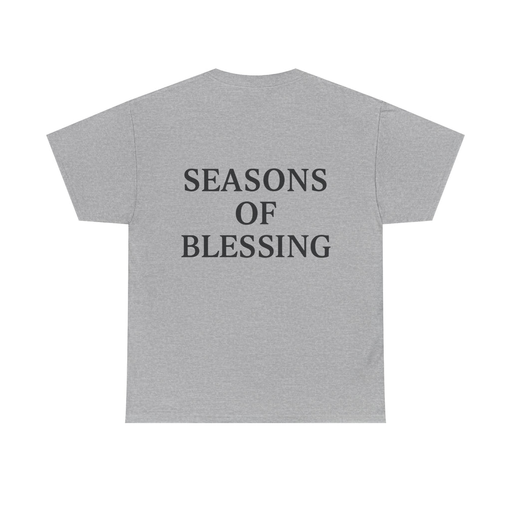Seasons of Blessing T-Shirt — Inspirational Christian Faith Tee (Light)
